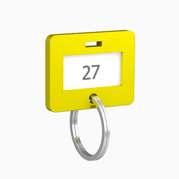 Yellow key tags (10pcs.)      